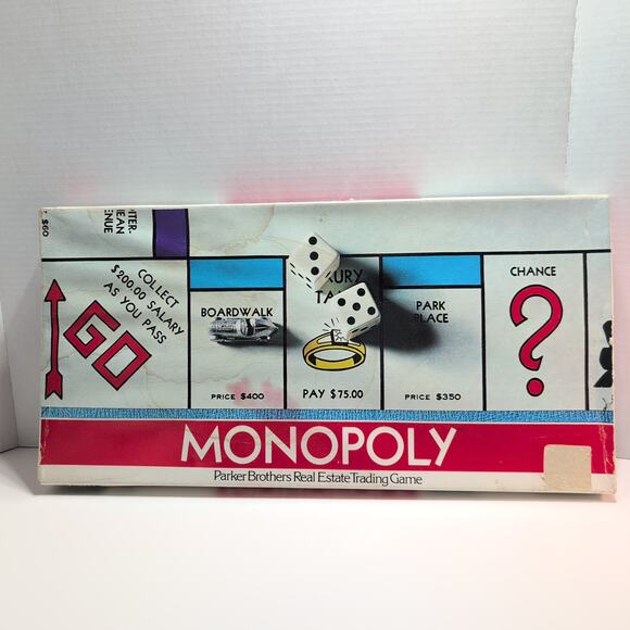 Vintage 1960's Monopoly Game Parker Brothers *Complete* - Picture 1 of 6